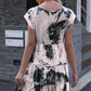 Women's NovaAnna Tie-Dye Ruffle Hem Dress