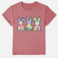 Rabbit Round Neck Short Sleeve T-Shirt