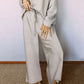 Full Size Dropped Shoulder Top and Pants Set