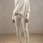 Full Size Boat Neck Batwing Sleeve Knit Top