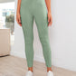 QUINN AMIR Ribbed Detail Leggings