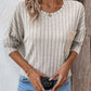 Round Neck Dropped Shoulder T-Shirt