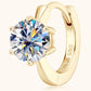 2 Carat Moissanite 925 Sterling Silver Huggie Earrings