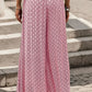 Printed Tied Wide Leg Pants