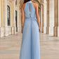 Cutout Tied Pleated Sleeveless Jumpsuit