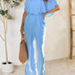 Ruffled Off-Shoulder Jumpsuit