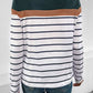 Striped Round Neck Long Sleeve T-Shirt