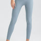 Basic Style High-Stretch Wide Waistband Sport Leggings