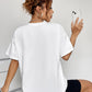 Round Neck Short Sleeve Never Better Graphic T-Shirt
