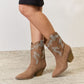 Forever Link Tan Rhinestone Detail Cowboy Boots