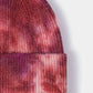 Tie-Dye Cuffed Rib-Knit Beanie Hat