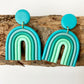 Rainbow Shape Dangle Earrings