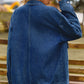 Outer Adventure Full Size Dropped Shoulder Denim Jacket with Pockets