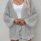 Openwork Button Front Cardigan