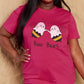 Simply Love Full Size Halloween BOO BEES Graphic Cotton T-Shirt