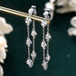 1 Carat Moissanite 925 Sterling Silver Chain Earrings 💜
