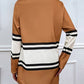 Color Block Open Front Cardigan