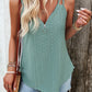Eyelet V-Neck Double Strap Cami