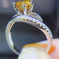 Women's 1 Carat Moissanite 925 Sterling Silver Ring