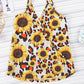Printed Surplice Spaghetti Strap Cami