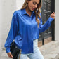 Button Up Collared Neck Long Sleeve Shirt