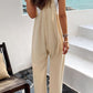 Pocketed Spaghetti Strap Overalls