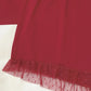 Women's Gathered Detail Spliced Mesh Sleeveless Top and Shorts Lounge Set