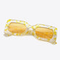 CUTIE Tortoiseshell Rectangle Polycarbonate Sunglasses