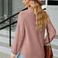 V-Neck Long Sleeve Blouse