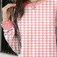 Printed Round Neck Long Sleeve Sweatshirt
