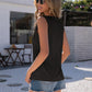 Half-Zip Round Neck Tank