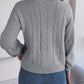 Hannah Lea Cable-Knit Turtleneck Sweater 🦋