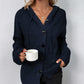 TrendiStyles Button-Down Long Sleeve Hooded Sweater 🦋