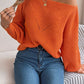 NotSoBasic Openwork Long Sleeve Sweater