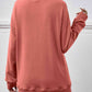 Dropped Shoulder Sweatshirt with Pockets