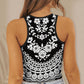 Printed Round Neck Tank
