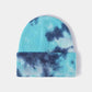 Tie-Dye Cuffed Rib-Knit Beanie Hat