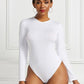 Women's CallistaAnn Round Neck Long Sleeve Bodysuit