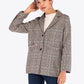 Women's Bryony Plaid Two-Button Blazer