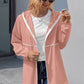 Zip Up Long Sleeve Hooded Watertight Jacket