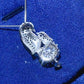 2 Carat Moissanite 925 Sterling Silver Necklace