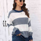 Full Size Round Neck Drop Shoulder Sweater