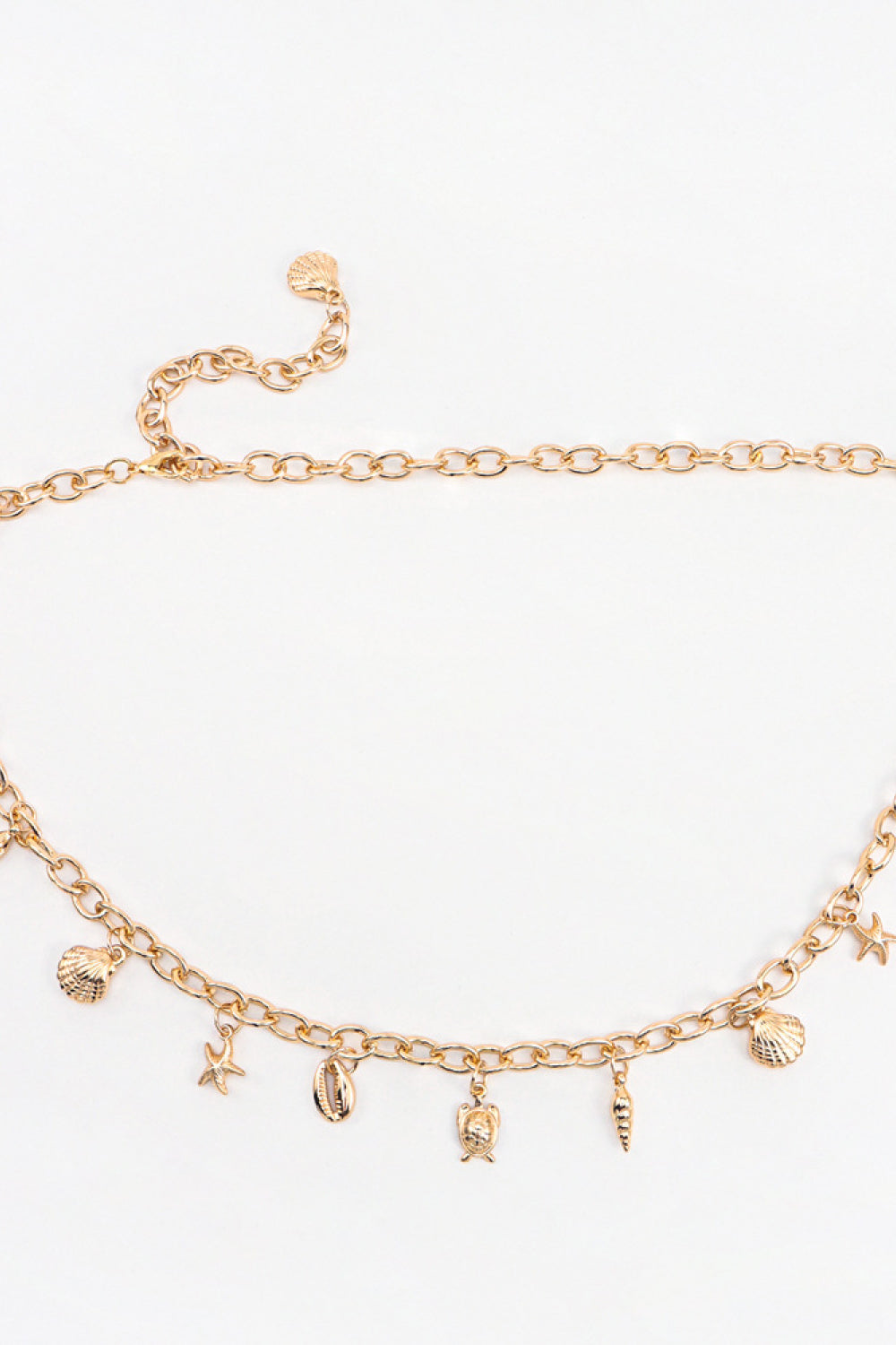 Ocean Element Charm Gold Chain Belt