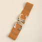 Zinc Alloy Buckle Elastic Wide Belt