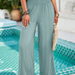 Savannah Lynn Smocked Wide Leg Pants with Pockets
