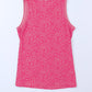 Malibu Dreams Women's Full Size Printed Round Neck Tank