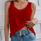 Scoop Neck Wide Strap Tank