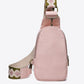 Adjustable Strap PU Leather Sling Bag