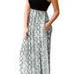Full Size Empire Waist Sleeveless Dress with Pockets