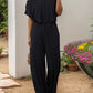 Off-Shoulder Wide Leg Jumpsuit